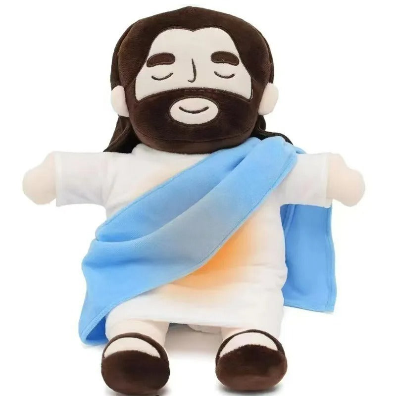 Breathing Jesus Plush Doll