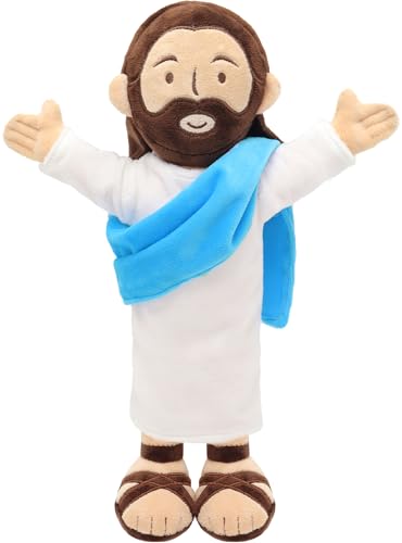 Soft brown Yelakey Jesus plush rag doll