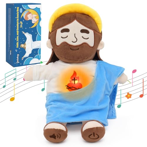 Yelakey soothing Jesus plush with light and sound